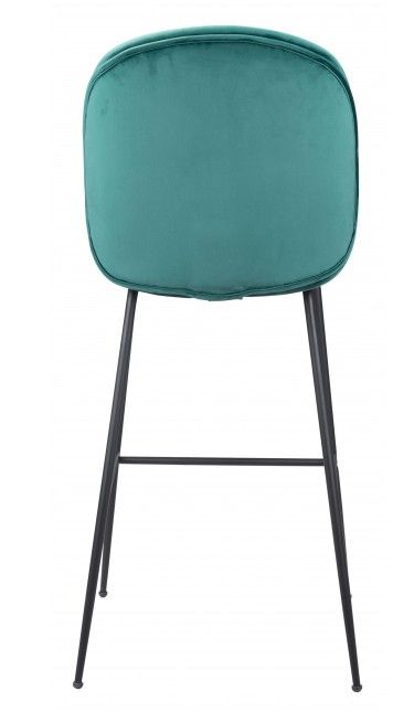 Zuo® Modern Miles Green Bar Chair-1