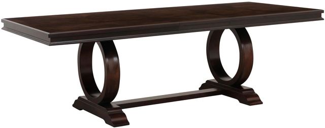 Homelegance® Oratorio Dark Cherry Dining Table-3