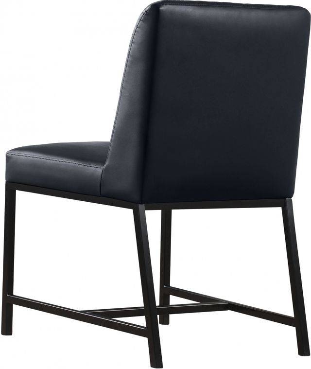 Meridian Furniture Bryce Black Faux Leather Dining Chair-3