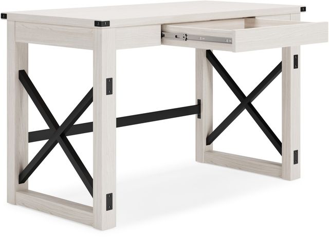 Signature Design by Ashley® Bayflynn Whitewash 48" Home Office Desk-3