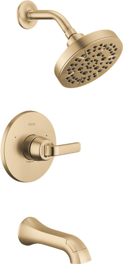 Delta Lineax™ Monitor 14 Series Champagne Bronze Tub and Shower Trim-0