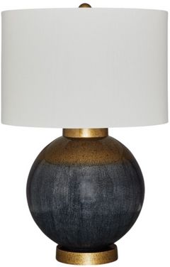 Signature Design by Ashley® Adara Blue Table Lamp with Gold Accent