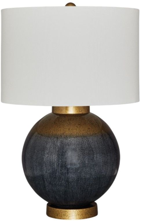 Signature Design by Ashley® Adara Blue Table Lamp with Gold Accent-0