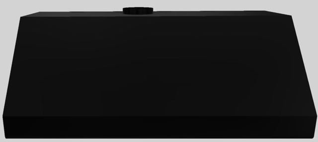 Vent-A-Hood® 48" Black Wall Mounted Range Hood-0