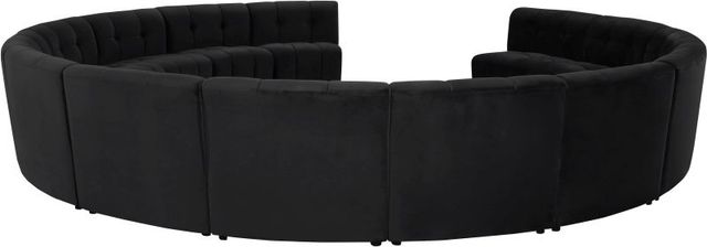 Meridian Furniture Limitless 14-Piece Black Velvet Modular Sectional-1