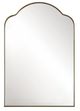Uttermost® Sidney Brushed Brass Arch Mirror-0