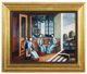 A & B Home 2-Piece Gold Framed Musicians Wall Art Set-2
