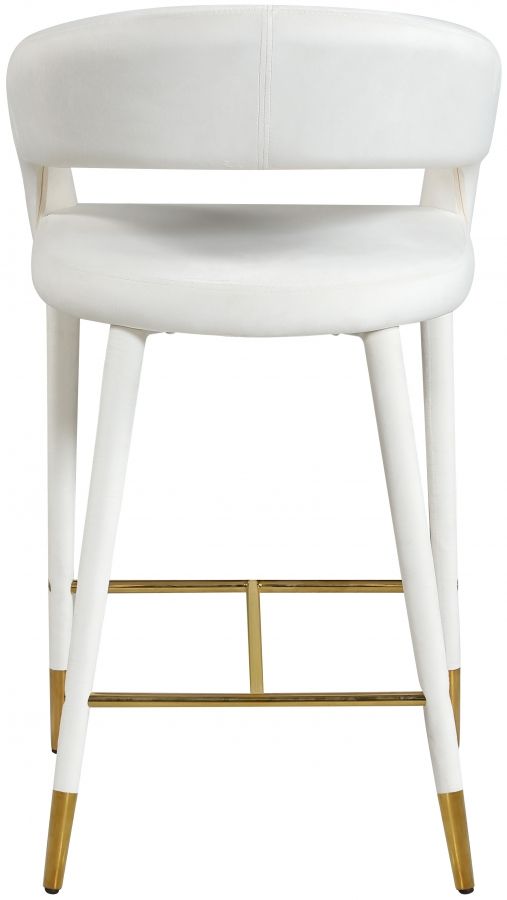 Meridian Furniture Destiny Cream Stool-3