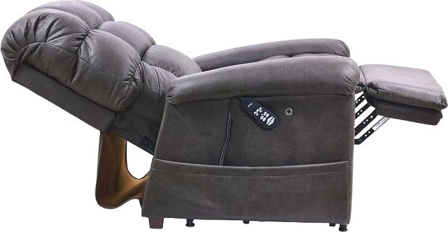 UltraComfort™ Vega Smoke Medium/Large Power Lift Recliner-3