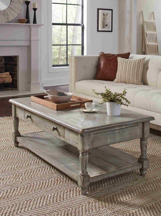 aspenhome® Hinsdale Greywood Cocktail Table-3