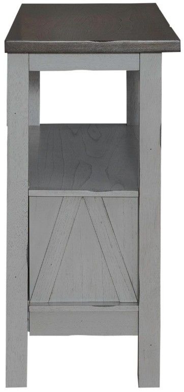 Liberty Furniture Newport Carbon Gray/Smokey Gray Server-3