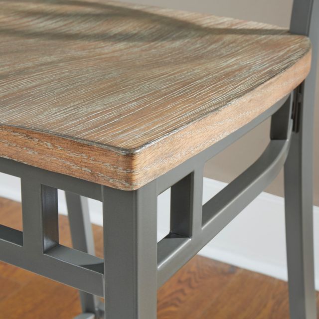 homestyles® Barnside 2-Piece Gray Chairs-4