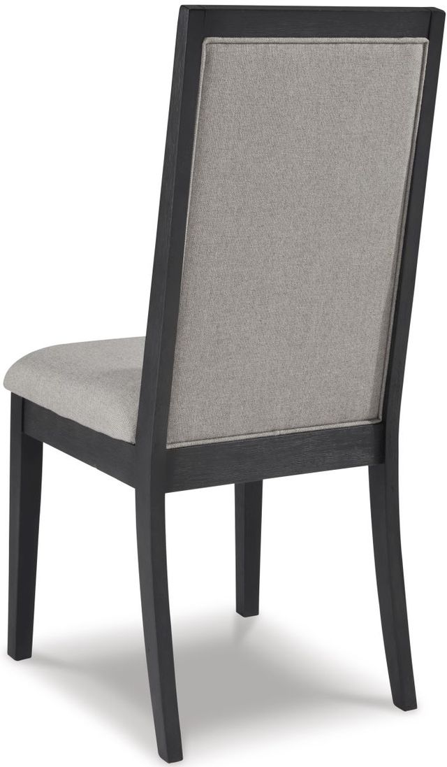 Signature Design by Ashley® Foyland Rich Brushed Black Dining Chair-1