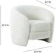 TOV Furniture Dakota White Accent Chair-2