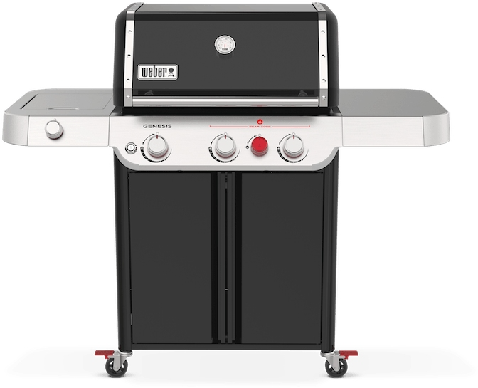 Weber® Genesis E-335C 3-Burner Black Freestanding Liquid Propane