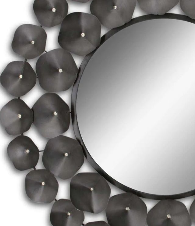 Classy Art Style 23 Black/Chrome Wall Mirror-1