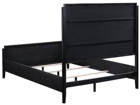 Coaster® Brookmead Black/Ivory Queen Panel Bed -2