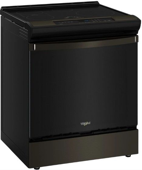 Whirlpool® 30" Black Stainless Steel Slide In induction Range-2