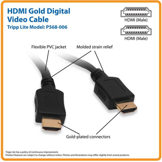 6 ft. High Speed HDMI Cable-4