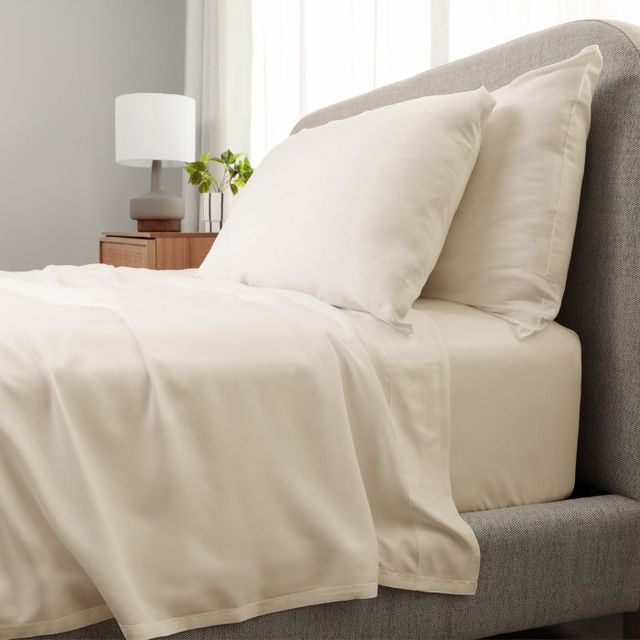 Cariloha Aloha 4-Piece Natural California King Soft Sheet Set-0