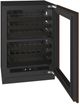 U-Line® Seamless Collection 24" 4.9 Cu. Ft. Panel Ready Dual-Zone Wine Refrigerator with Glass Door-4