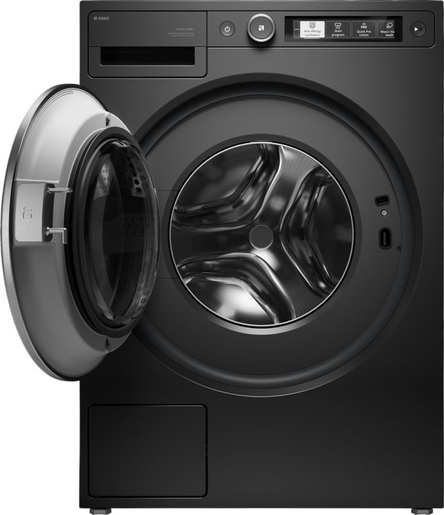 ASKO 5 Series Graphite Black Front Load Washer & Vented Electric Dryer Laundry Pair-3