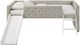 Intercon Addyson Fog Youth Twin Upholstered Loft Bed-2