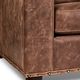 Campio Furniture Legacy Leather Stockton Brown Sofa-1
