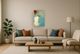 Classy Living Turquoise Horizon Modern Abstract Wall Art-1