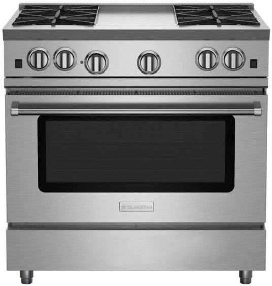 BlueStar® RNB Series 36" Color Match Pro Style Gas Range-0