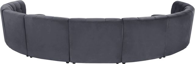 Meridian Furniture Limitless 9-Piece Grey Velvet Modular Sectional-3