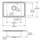 Elkay Lustertone® Classic Lustrous Satin Stainless Steel 25" x 22" x 4" 2-Hole Single Bowl Drop-in Classroom ADA Sink-1