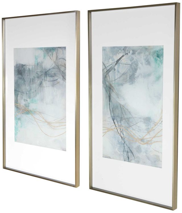 Uttermost® Jennifer Goldberger  2-Piece Undulating Oro Abstract Prints Set-4