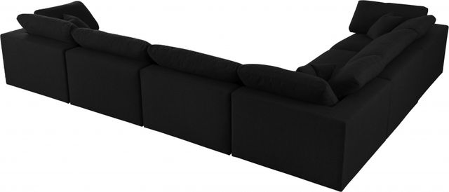 Meridian Furniture Serene 6-Piece Black Modular Sectional-3