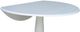 John Thomas Furniture® Dining Essentials Pure White Round Drop Leaf Pedestal Side Table-1