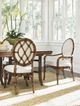 Tommy Bahama® Furniture Bali Hai Gulfstream Brown/Ivory 26'' Oval Back Arm Chair-1