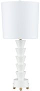Currey & Company Culture Gloss White Table Lamp-1