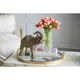 A & B Home Nickel Trumpeting Elephant Accent-5