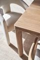 Universal Explore Home™ New Modern Malone Natural Oak Extendable Dining Table-2