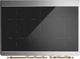 Ilve® Majestic III 40" White Pro Style Induction Range with Solid Door and Brass Trim-2