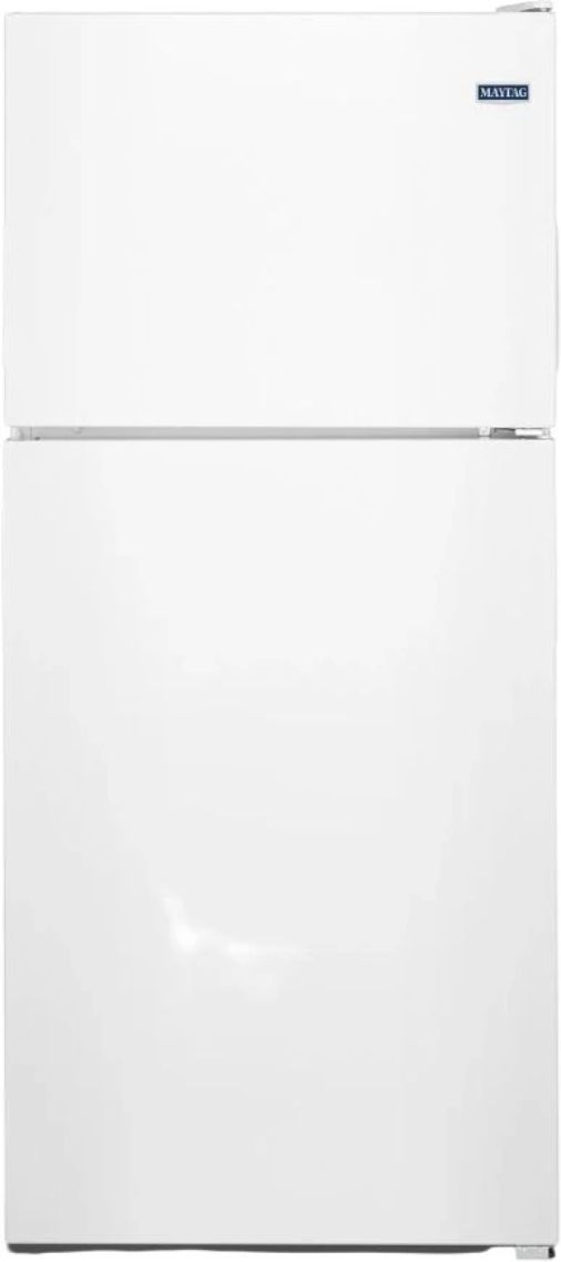 Maytag® 33" 20.5 Cu. Ft. White Top Freezer Refrigerator-0