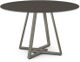 Amisco Customizable Dirk 39" Starstone Glass Top Round Table-0