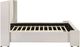 Coaster® Alamosa White Eastern King Upholstered Panel Bed-4