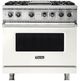 Viking® 5 Series 36'' Pure White Pro Style Dual Fuel Range-0
