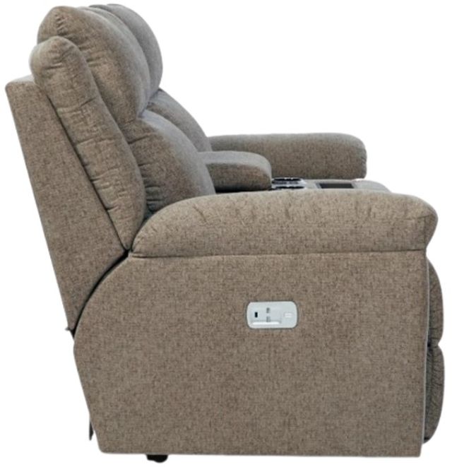 La-Z-Boy® Joel Cocoa Power Reclining Loveseat with Console and Headrest-3