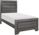 Homelegance® Beechnut Gray Youth Twin Panel Bed-0