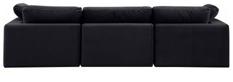 Meridian Furniture Comfy 119" Velvet Sofa-1