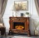 ACME Furniture Dresden Cherry Oak Fireplace-1