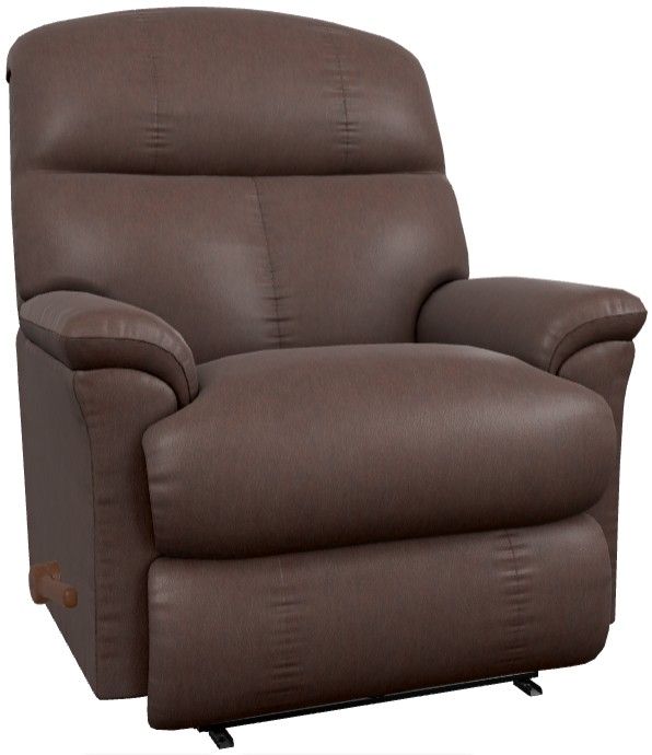 La-Z-Boy® Reed Walnut Leather Manual Wall Recliner-0