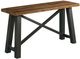 Kincaid Furniture Modern Classics Brown Crossfit Sofa Table with Black Base-0